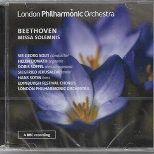 Beethoven Missa Solemnis London Phil BBC Recording Sir George Solti Import NEW
